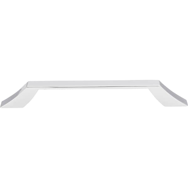 160 Mm Center-to-Center Polished Chrome Square Royce Cabinet Pull